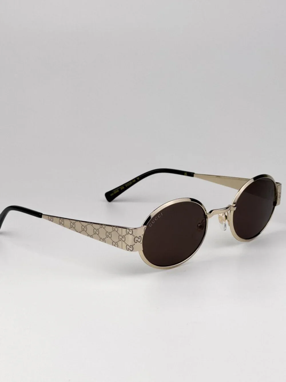 GUCCI GG1854S 005 GOLD BROWN SUNGLASSES